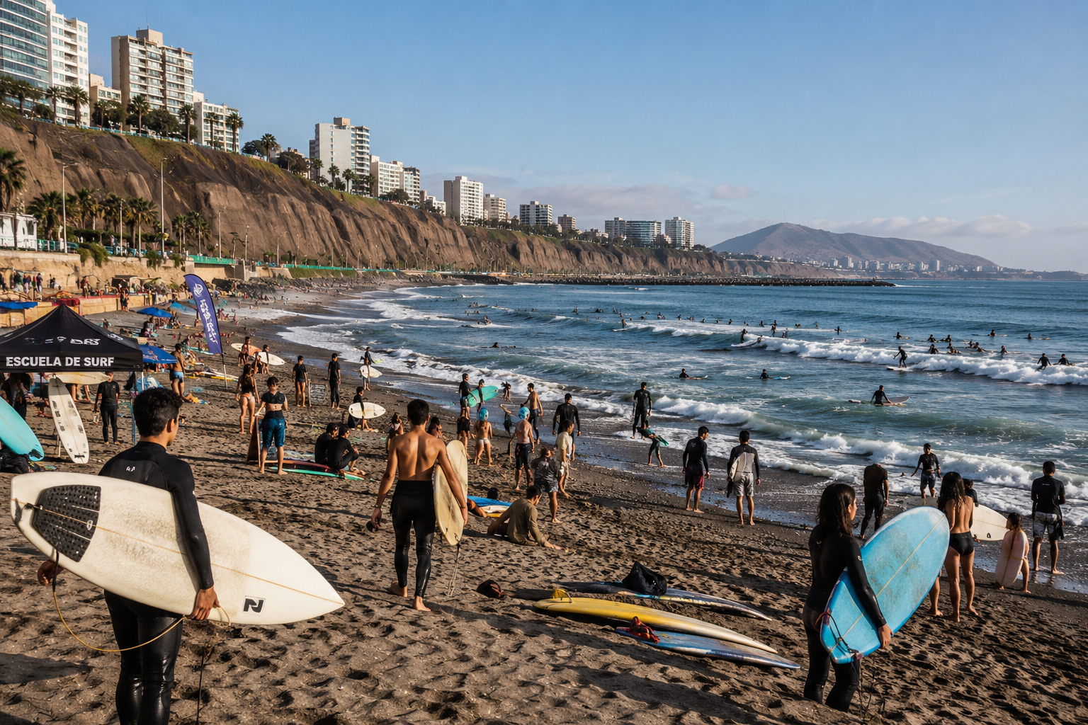El crecimiento del Surf en Lima impulsa una industria alrededor del mar