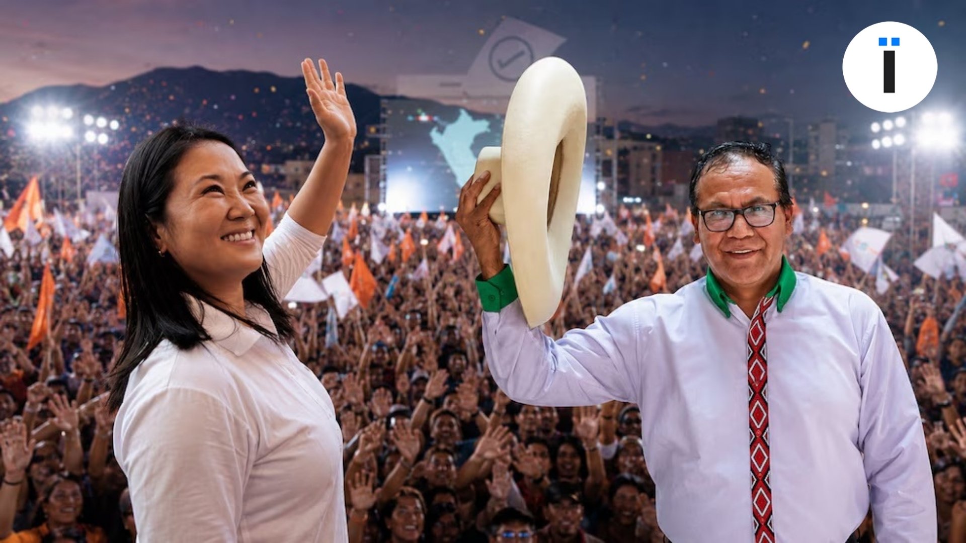 ¡Elecciones presidenciales en Perú! La campaña electoral peruana se enciende ante una segunda vuelta electoral de infarto donde los partidos políticos se juegan la vida por capturar la intención de voto